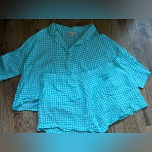 Papinelle Gingham PJ Set